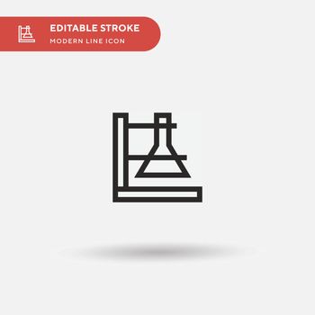 Chemistry Simple vector icon. Illustration symbol design templat