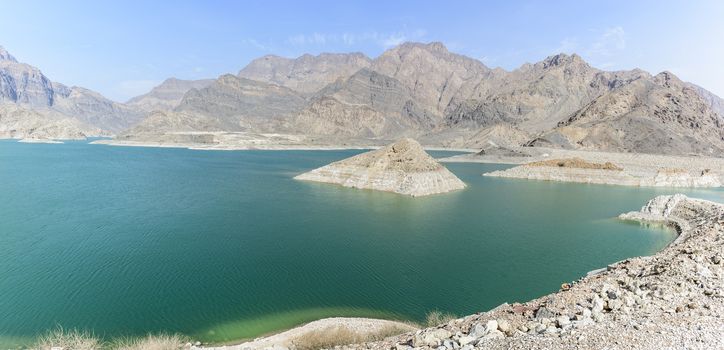 Lake of Wadi Dayqah Dam, Sultanate of Oman
