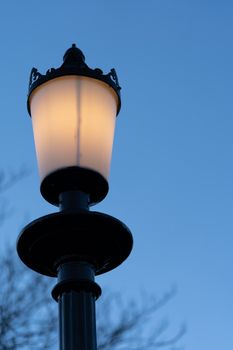Old Fashioned British Street Lamp