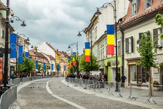 Balcescu pedestrian street 