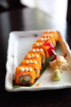 california maki sushi japanese food