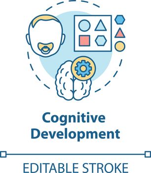 Cognitive development concept icon