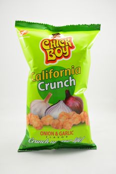 Chick boy California crunch corn bits in Manila, Philippines