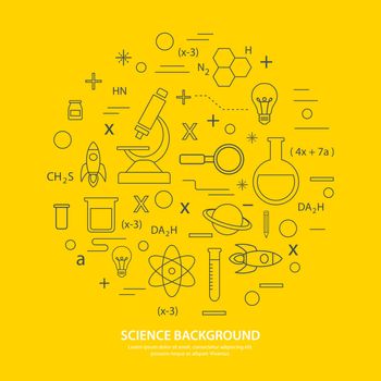 science icon background