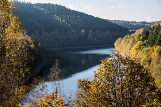 Obernau Dam for water production in Netphen