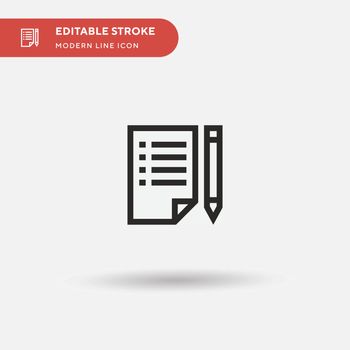 Business And Finance Simple vector icon. Illustration symbol des