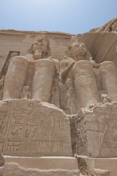 Statue of Ramses II at Abu Simbel