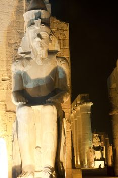 Statue of Ramses II at Luxor Temple