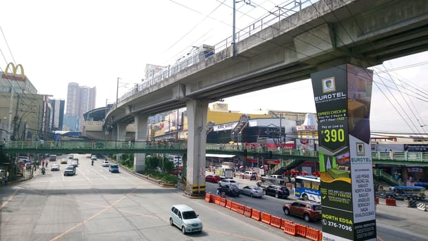 Epifanio de los Santos Avenue in Quezon City, Philippines
