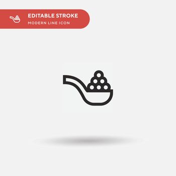 Eggs Simple vector icon. Illustration symbol design template for