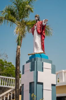 Figurine sacred against church