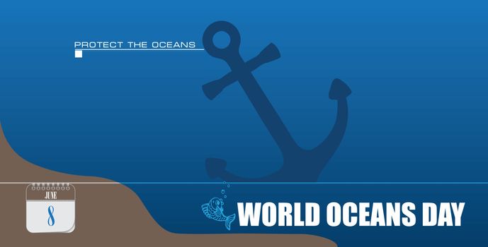 Postcard World Oceans Day
