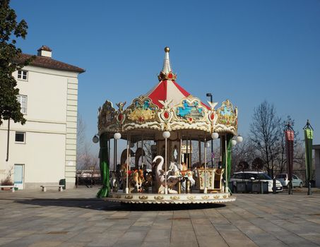 Merry go round carousel in Venaria