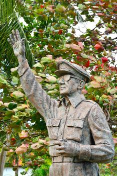 General Douglas MacArthur statue at Corregidor island in Cavite,