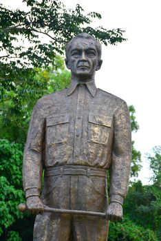 Manuel L. Quezon statue at Corregidor island in Cavite, Philippi