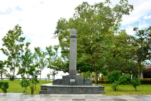 Japanese garden of peace monument at Corregidor island in Cavite