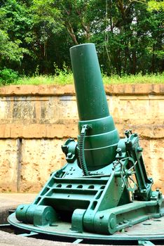 Battery Way mortar cannon display at Corregidor island in Cavite