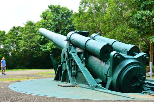 Battery Hearn mortar cannon at Corregidor island in Cavite, Phil