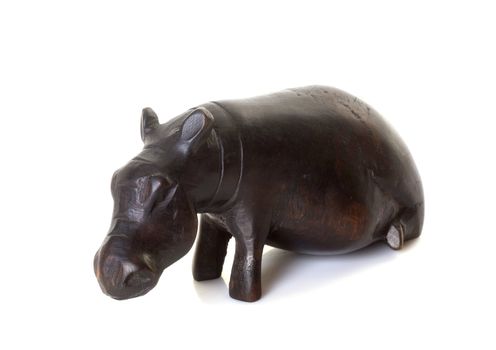 hippopotamus trinket in studio