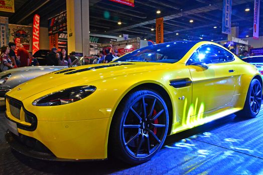 Aston martin at Trans Sport Show in Pasay, Philippines