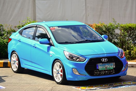 Hyundai accent at Manila International Auto Show in Pasay, Phili