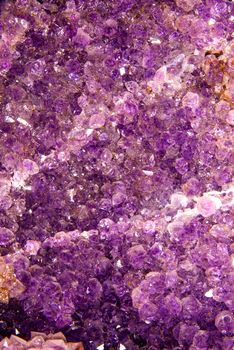 Amethyst, gemstone druse for stone healing