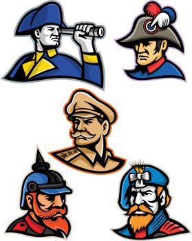 Generals, Admirals and Emperor Mascot Collection
