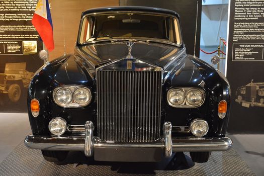 1960 Rolls-Royce Phantom V owned by Imelda Marcos display at Pre