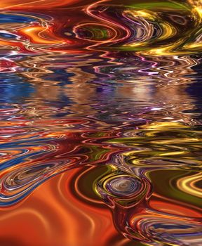 Colorful Ripples