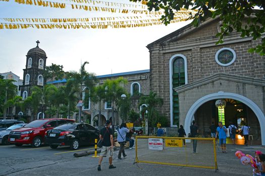 Our Lady of Light Parish church facade in Cainta, Rizal, Philipp