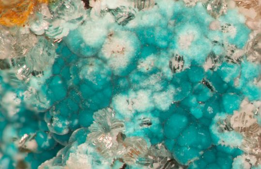 blue-green rosasite minerals from the Sauerland