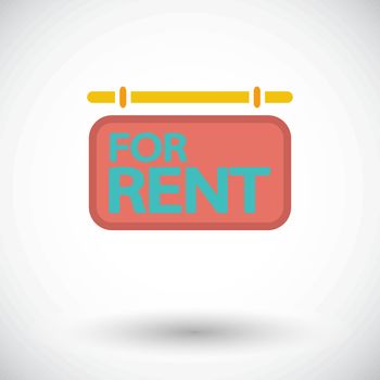 For rent. Single icon. 