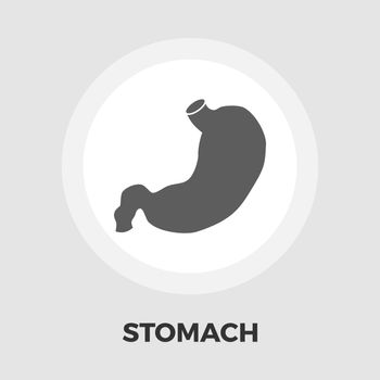 Stomach icon flat
