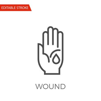 Wound Vector Icon
