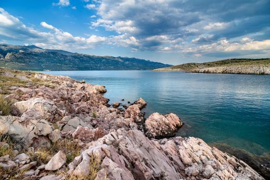 Adriatic Sea Bay With Dramatic Sky Overlooking Paklenica Nationa