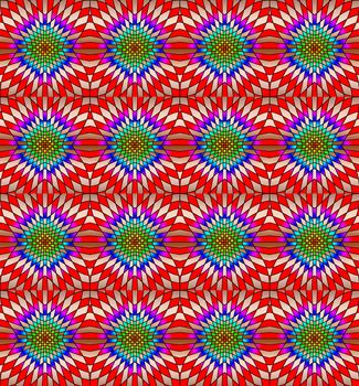 Abstract kaleidoscopic background