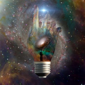 Cosmic light bulb