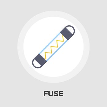 Automotive fuse flat icon