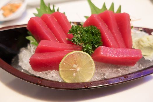 Akami (tuna) sashimi