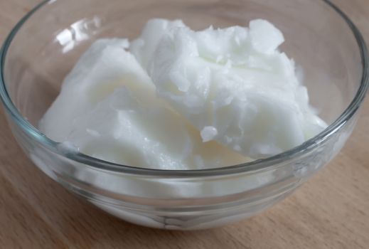 Natural refined coconut oil, a dietary ingredient for cooking