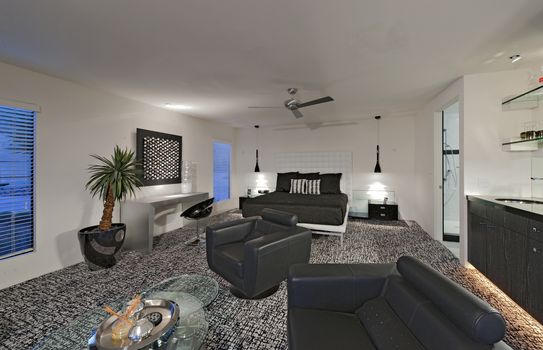 Modern living room in mansion