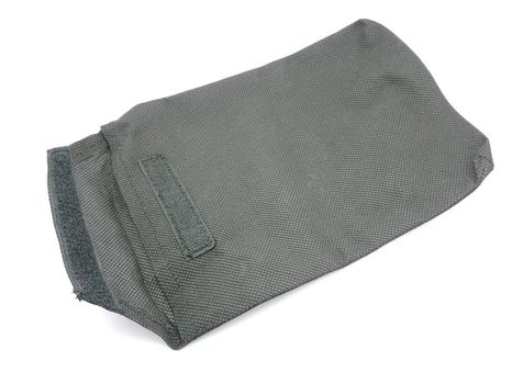 Black fabric laptop pack case 