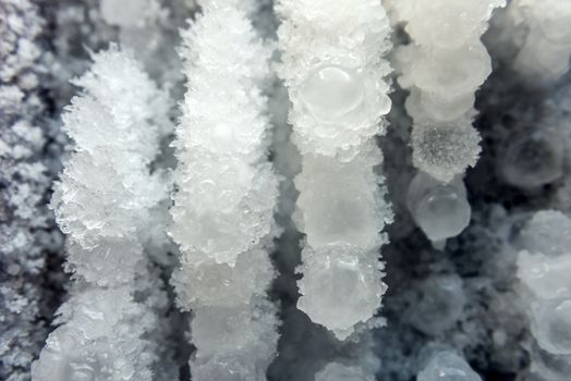 Ice formation closeup