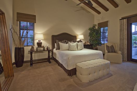 Stylish modern bedroom interior design