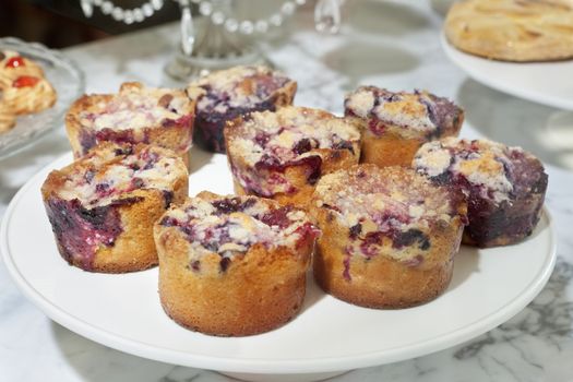 Close-up of delicious muffins