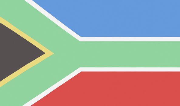 Full-frame shot of South African flag