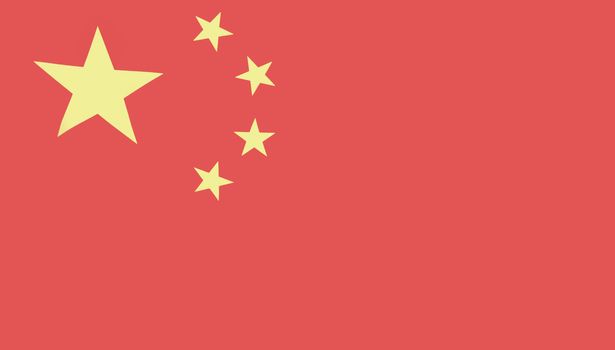 Full-frame shot of Chinese flag