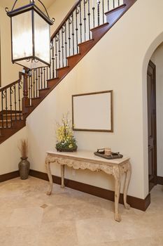 Stairway of luxurious home