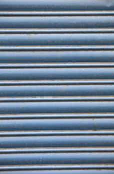 Full frame shot of blue shutter