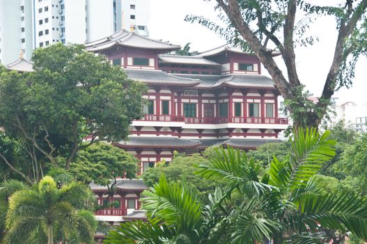 Buddha tooth relic temple in Singapore